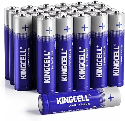 KINGCELL 乾電池 単4形 24個 アルカリ乾電池 セット ハイパワー 大容量 液漏れ防止 耐久 長持ち 保存期限10年 テレビのリモコン、子供のおもちゃ、目覚まし時計、その他の家庭用機器に適しています