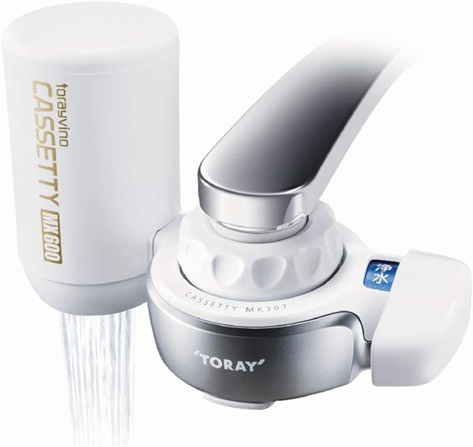 東レ トレビーノ 浄水器 蛇口 直結型 (高除去/30%節水) 日本製 コンパクト PFOS/PFOA 有機フッ素化合物 除去 MK307MX-P カセッティシリーズ カートリッジ計1個入りのサムネイル