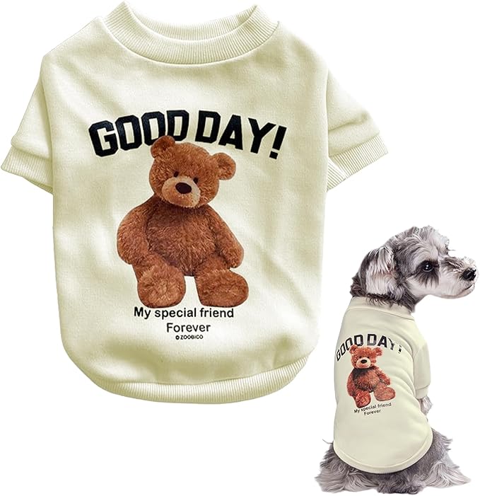 樂天商城 - 犬服 スウェットトレーナー 犬 猫 ペット服 可愛い クマ Tシャツ ドッグウェア 柔らかい 防寒 暖かい コスプレ コスチューム 犬服 猫服 通気性 脱毛保護 仮装 変身服 記念撮影 お出かけ お散歩 猫 小型犬 中型犬 ペット用品 春