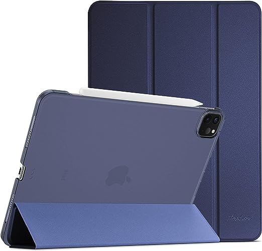 ProCase iPad Pro 11 P[X 4/3/2/1ɓKpi2022 2021 2020 2018)A[Apple Pencil̃yAOƏ[dɑΉ] O܂ X^h X}[gJo[ - lCr[