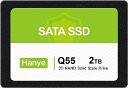 Hanye SSD Q55 内蔵型SSD 2.5インチ 7mm 正規品、安心の国内サポート。容量：2TB（ユーザ領域約1904GB）。SATA III 6Gbpsインターフェースを採用、 シーケンシャルリ x 1.6 cm; 80 g