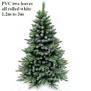 人工PVCクリスマスツリー,暗号化された葉,クリスマスデコレーション,屋内と屋外の雰囲気,120cm-300cm