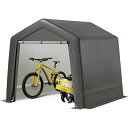 サイクルハウス 屋外収納物置 自転車置き場 サイクルポート バイクガレージ 1.8m*1.8m*1.8m サイクルガレージ 自転車 テント 保管 収納 物置 高...