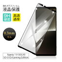 【2枚セット】 Xperia 1 V SOG10 / SO-51D / XQ-DQ44 / Gaming Edition A301SO ガラスフィルム 3D 液...