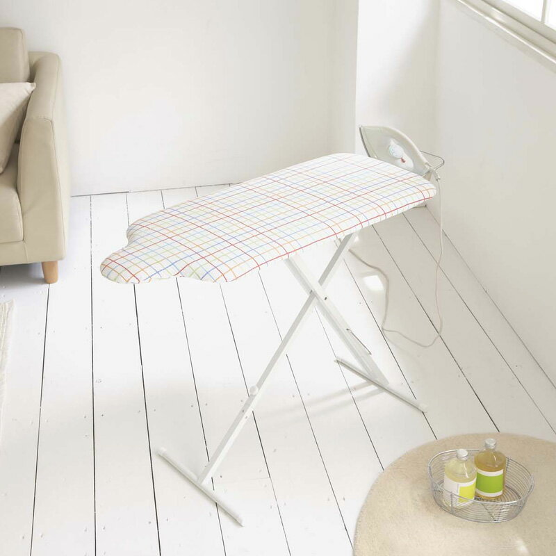 スタンド式人体型アイロン台 プレミアム チェック柄 おしゃれ おすすめ 折りたたみ 高さ調節 メッシュ 通気性 省スペース スリム 立ったまま かけやすい 新生...