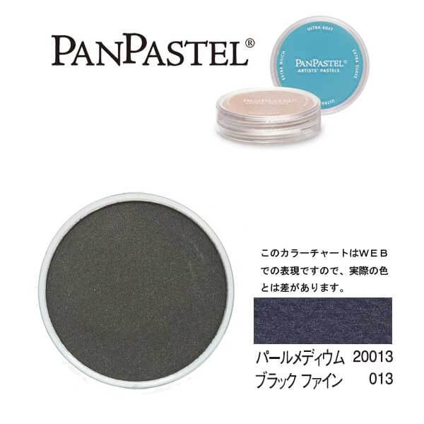 ホルベイン パンパステル 20013 パールメディウム ブラックファイン...