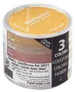 ホルベイン パンパステル 30031 3色セットIゴールド