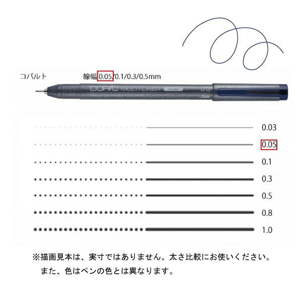 コピックマルチライナー コバルト 0．05