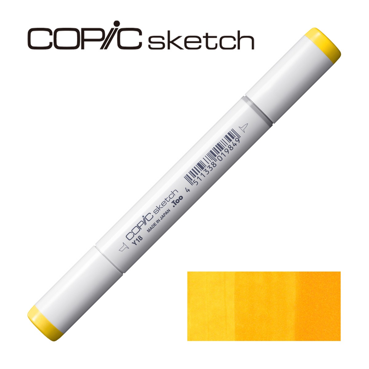 コピックスケッチ Y18 ライトニング・イエロー(3.0)