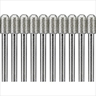 ミスターマイスター [Mr.Meister] ダイヤモンドビットセット（G）円筒丸 φ3.0x5.0mm [10本入]　【29615】