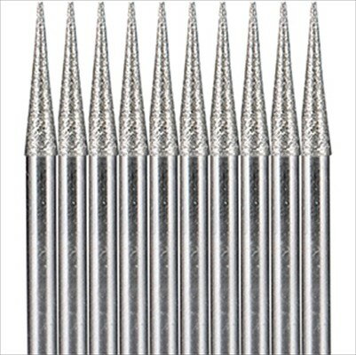 Rakuten - ミスターマイスター [Mr.Meister] ダイヤモンドビットセット（G）先細型 φ3.0x3.0mm [10本入]　【29623】