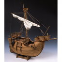 ウッディジョー木製帆船模型1/30カタロニア船レーザーカット加工