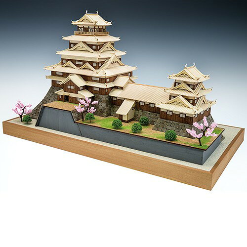 ウッディジョー木製建築模型1/150広島城