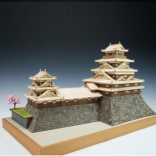 ウッディジョー木製建築模型1/150広島城