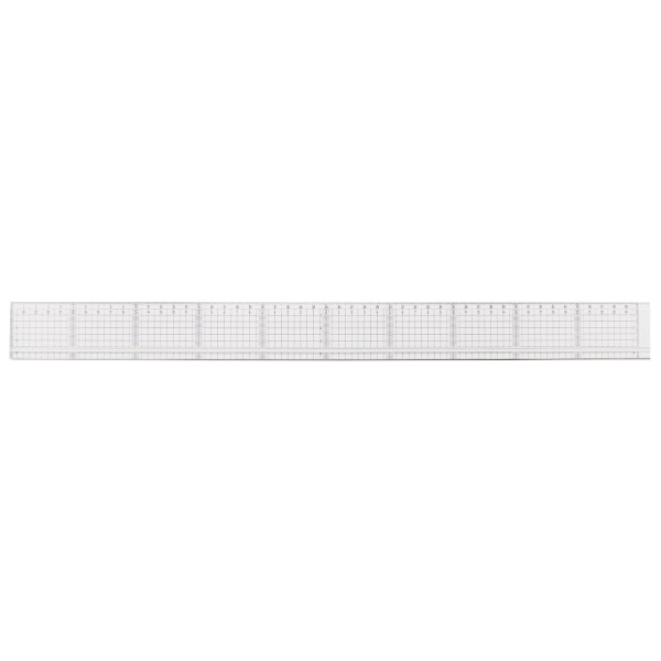 Rakuten - ウチダ（マービー） 方眼カッティング定規 50cm ポリマー樹脂製すべり止め付き 品番：014-0165