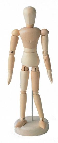 モデル人形　No.1M●男体・高さ20cm・スタンド付・塗りなしJAN(EAN)コード：4938331318098沖縄県と一部離島へはお届けできません。