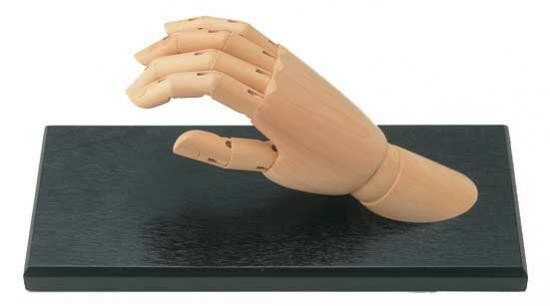 ホルベイン マネキン 手のモデル・右 (台座付) 345139
