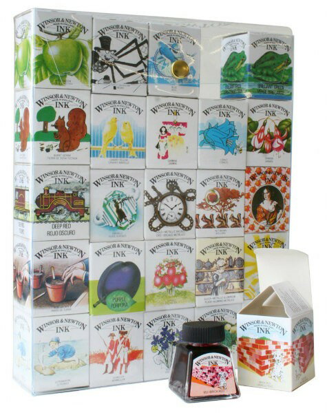 W&N ドローイングインク 14ml ボトル25色セット 19509825