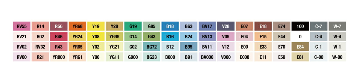 [ラッピング無料] コピックスケッチ ベーシック 72色セット [しっかり梱包] 2