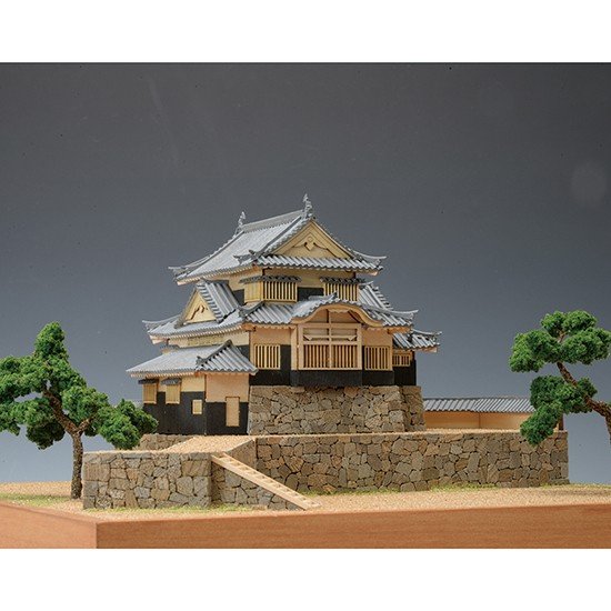 ウッディジョー 木製建築模型 1/150 備中松山城