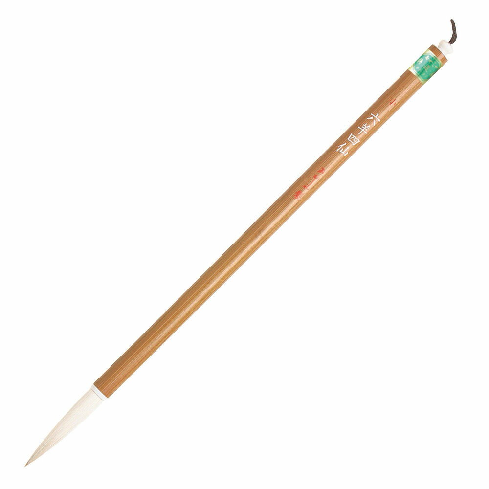 よみかた：ろくようしせん　しょう品番：PL-401商品サイズ：10.5径×285mm外装サイズ：30×310×11mm重量：14g号数：5号穂の形状：長鋒主原毛：羊毛、馬毛、狸毛毛色：白毛硬さ：ほどよい硬さ適性：作品用用途：教室・趣味/楷書・行書・草書半紙文字数：4〜6文字JAN(EAN)コード：4963095061676沖縄県と一部離島へはお届けできません。