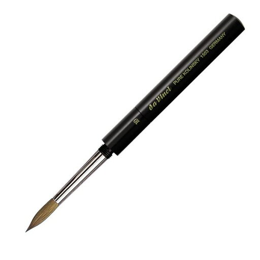 ダヴィンチ画筆 1503-10号 ラウンド(丸) 水彩筆 コリンスキー毛 TRAVEL BRUSH (202098) ダヴィンチ画筆 1503-10号 ラウンド(丸) 水彩筆 コリンスキー毛 TRAVEL BRUSH (202098)