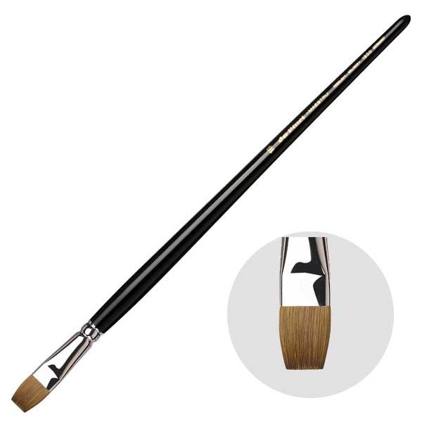 ダヴィンチ画筆 1800-16号 フラット(平) 油彩筆 コリンスキー毛 MAESTRO (103130)(3.0)