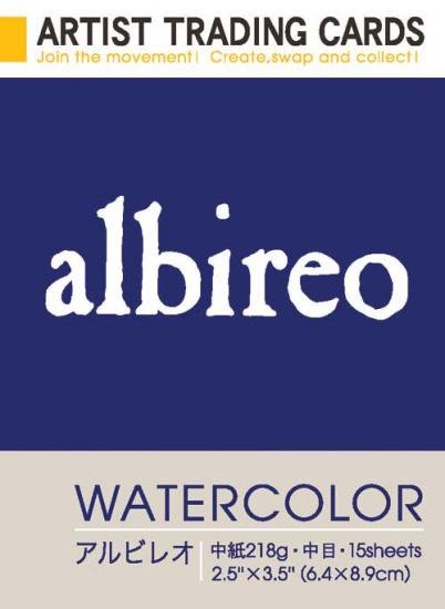アーティストトレーディングカード アルビレオ水彩紙 218g 中目 (263218) ホルベイン HOLBEIN ホルベイン HOLBEIN
