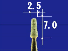 ネコポス 対象商品です10個まで送料全国一律 270円（税込）詳細はこちら軸付砥石軸径φ2.34mm商品画像は代表画像です。形状は画像の通りですが、粒度（品番）により色が異なります。あらかじめご了承ください。粒度ピンク：#120グリーン：#...
