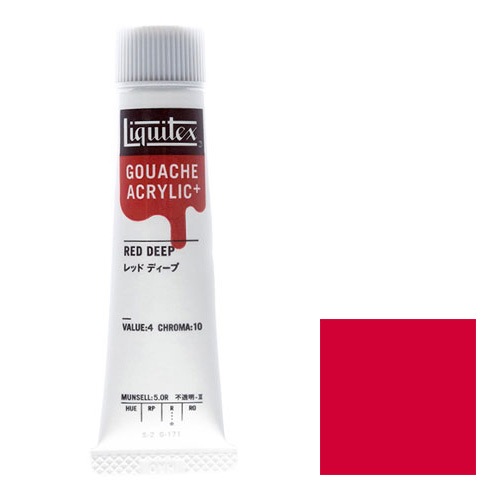 樂天商城 - リキテックス ガッシュ・アクリリック プラス 20ml チューブ 171 レッドディープ