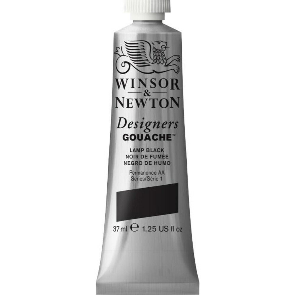 樂天商城 - [3本セット] W&N DGC 37ml 337 ランプブラック Winsor&Newton デザイナーズ・ガッシュカラー 不透明水彩絵具