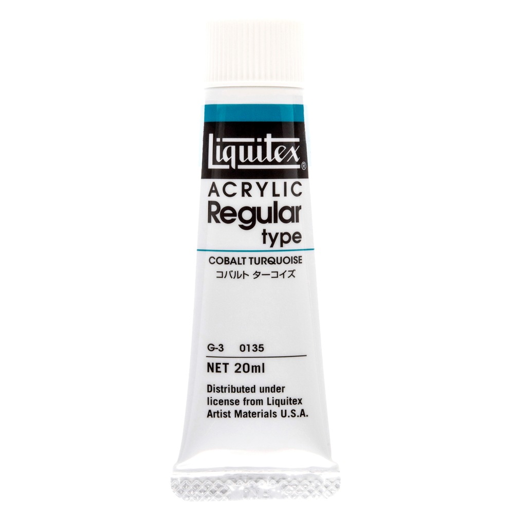 樂天商城 - [3本セット] リキテックス レギュラー 6号(20ml) 135 コバルトターコイズ アクリル絵具 Liquitex (15101135)