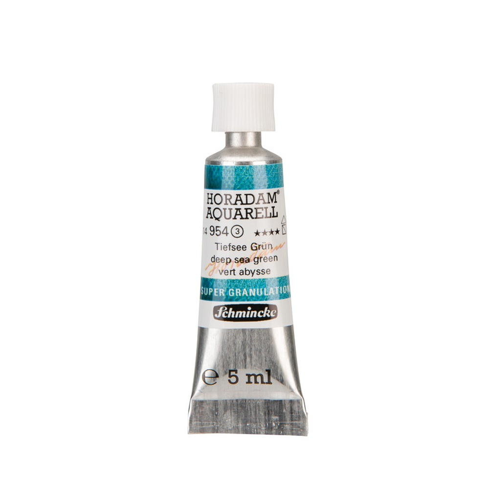 樂天商城 - シュミンケ ホラダム チューブ(5mL) 954 ディープシー グリーン 水彩絵具 スーパーグラニュレーティングカラー