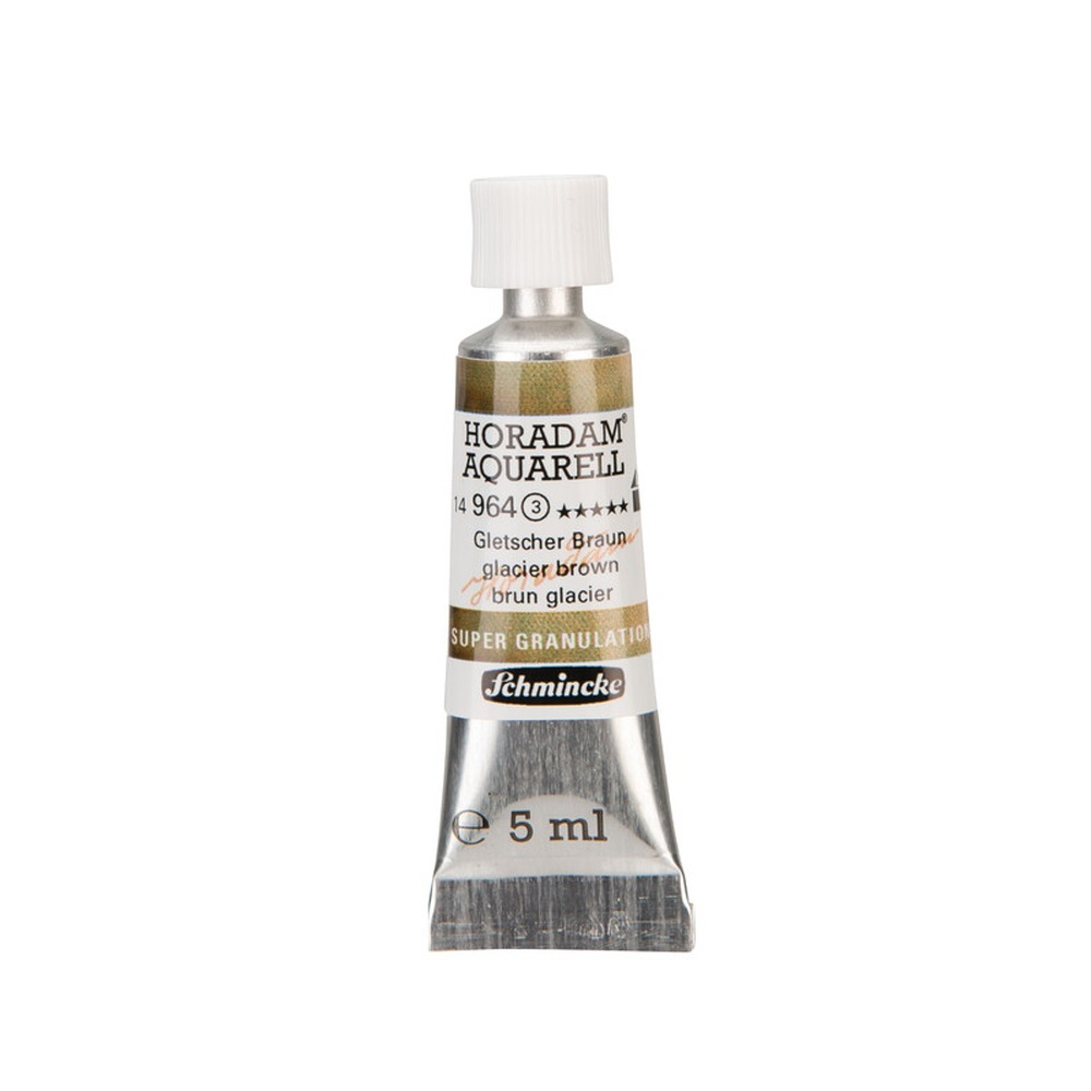 シュミンケ ホラダム チューブ(5mL) 964 グレイシャー ブラウン 水彩絵具 スーパーグラニュレーティングカラー