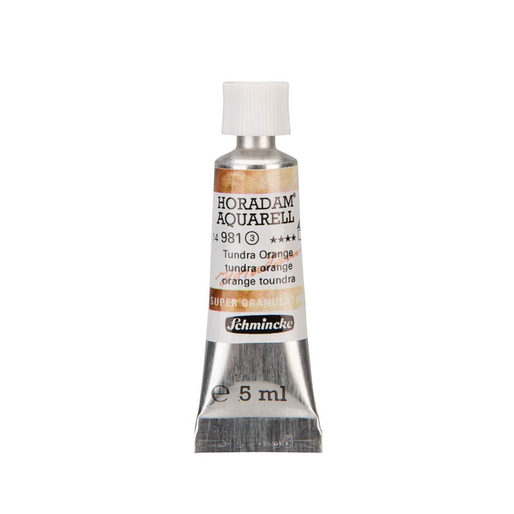 樂天商城 - シュミンケ ホラダム チューブ(5mL) 981 ツンドラ オレンジ 水彩絵具 スーパーグラニュレーティングカラー
