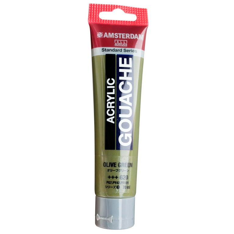 アムステルダム アクリリックガッシュ 70ml #620 オリーブグリーン