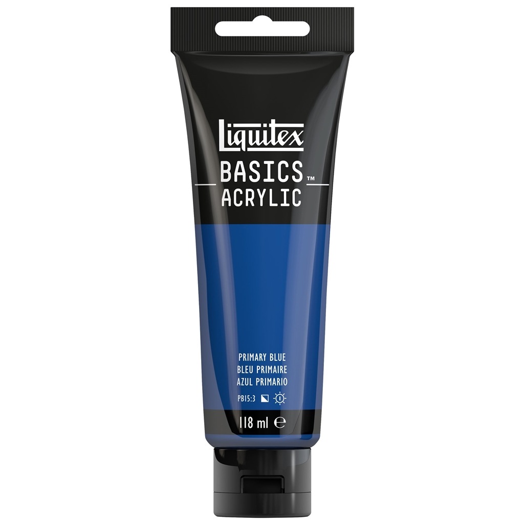 リキテックス ベーシックス 118mL 420(203) プライマリー ブルー (16005420) Liquitex BASICS アクリル絵具