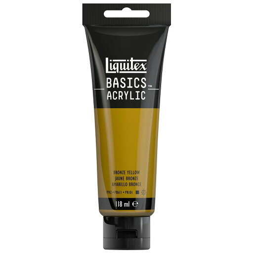 リキテックス ベーシックス 118mL 530(053) ブロンズ イエロー (16005530) Liquitex BASICS アクリル絵具 リキテックス ベーシックス 118mL 530(053) ブロンズ イエロー (16005530) Liquitex BASICS アクリル絵具