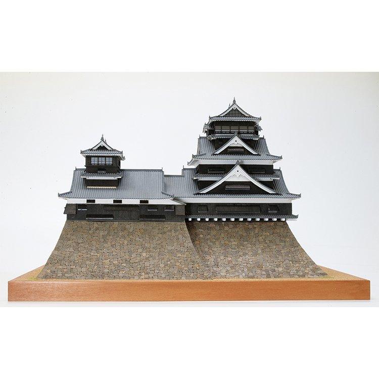 ウッディジョー 木製建築模型 1/150 熊本城