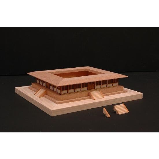ウッディジョー木製建築模型1/150法隆寺金堂 2