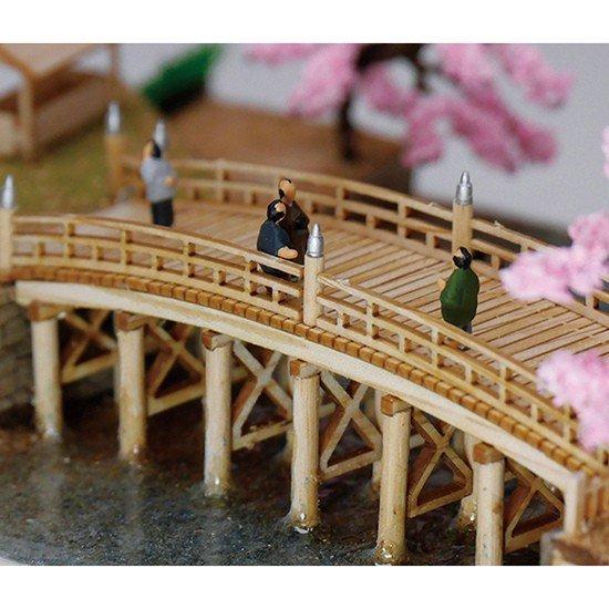 アークオアシス 楽天市場店のウッディジョー 木製建築模型 東海道五十三次シリーズ 日本橋｜アングル3