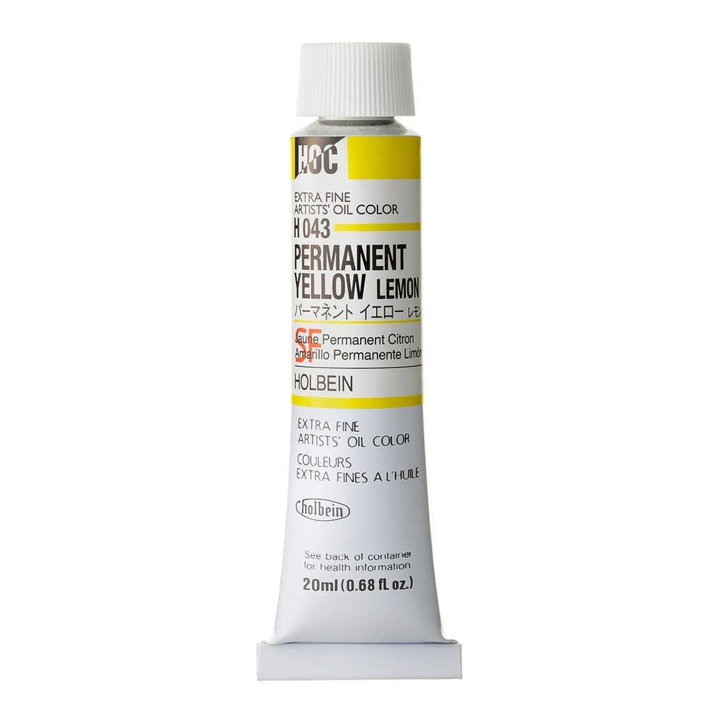 樂天商城 - [3本セット] ホルベイン 油絵具 6号 20ml H043 パーマネント イエロー レモン
