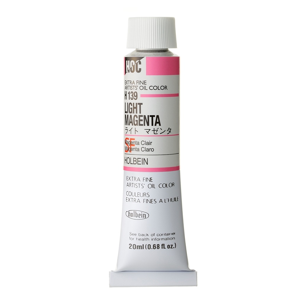 乐天商城 - [3本セット] ホルベイン 油絵具 6号 20ml H139 ライト マゼンタ