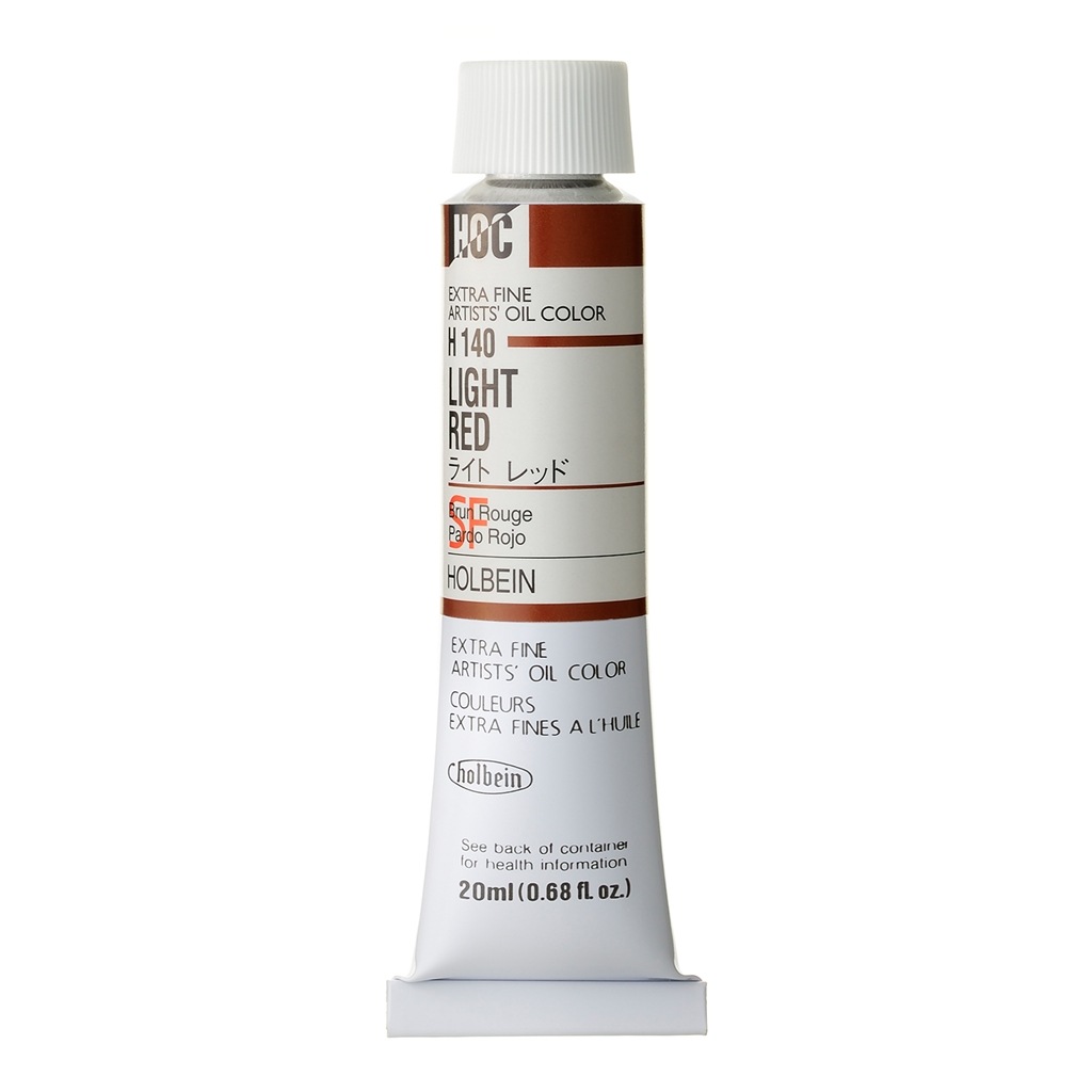 乐天商城 - [3本セット] ホルベイン 油絵具 6号 20ml H140 ライト レッド