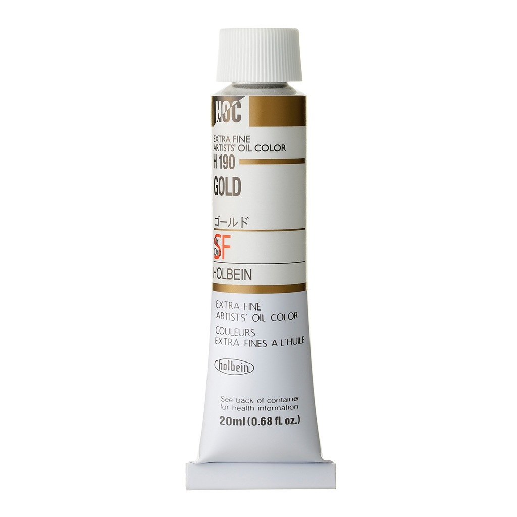 樂天商城 - [3本セット] ホルベイン 油絵具 6号 20ml H190 ゴールド