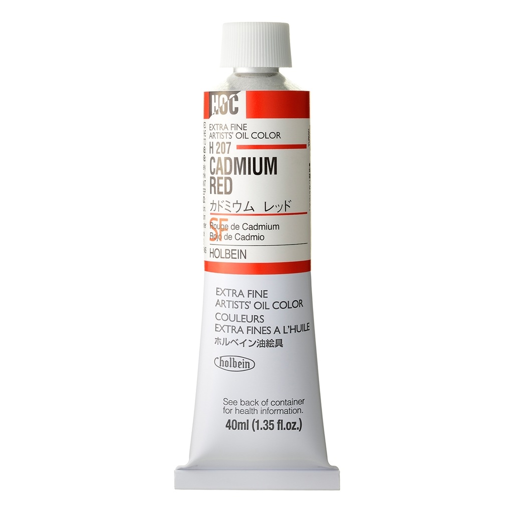 Oil Paints - [3本セット] ホルベイン 油絵具 9号 40ml H207 カドミウム レッド