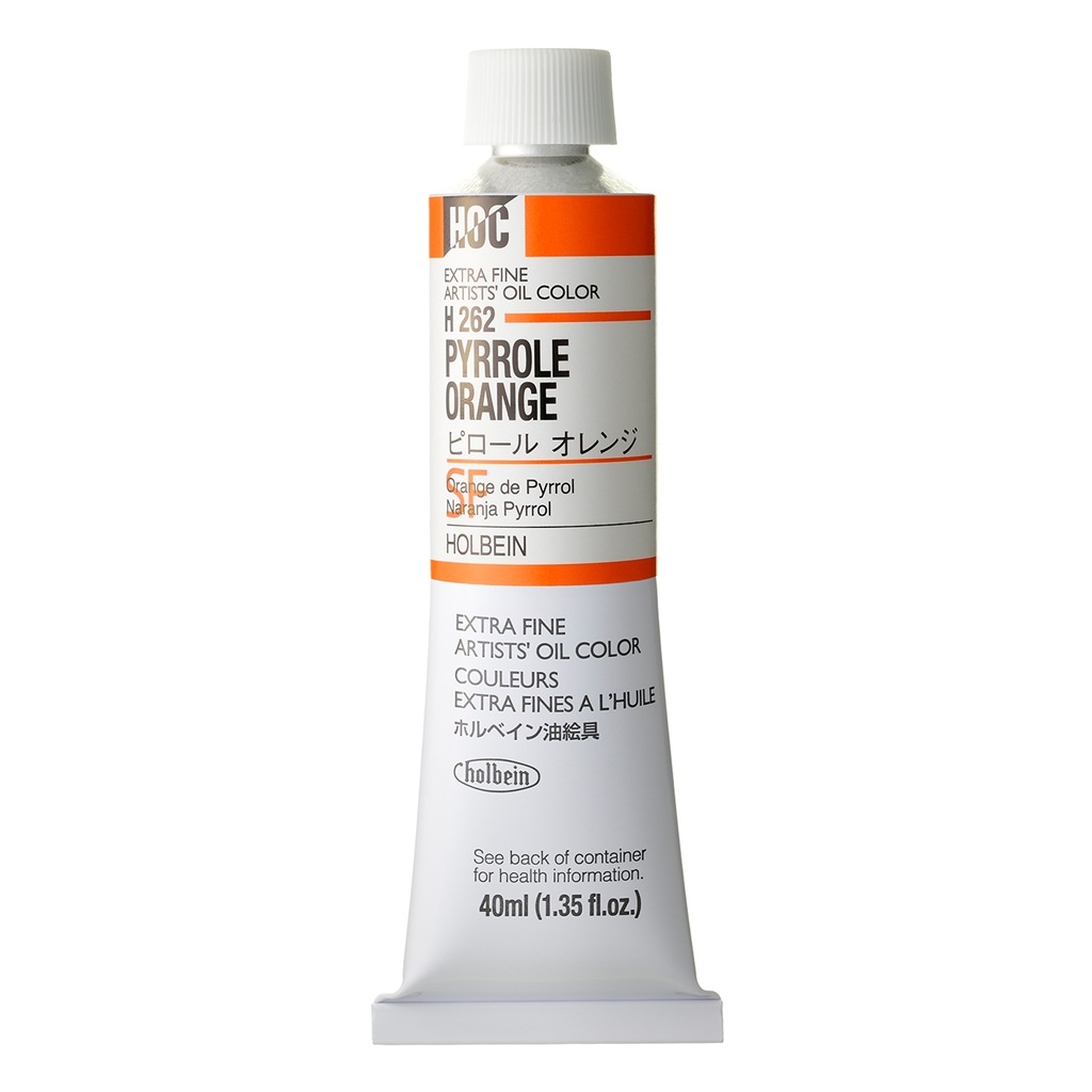 樂天商城 - [3本セット] ホルベイン 油絵具 9号 40ml H262 ピロ−ル オレンジ