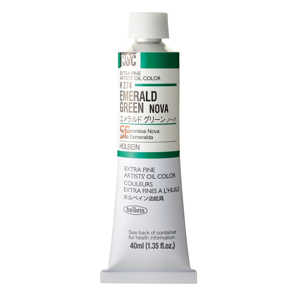樂天商城 - [3本セット] ホルベイン 油絵具 9号 40ml H274 エメラルド グリーン ノーバ