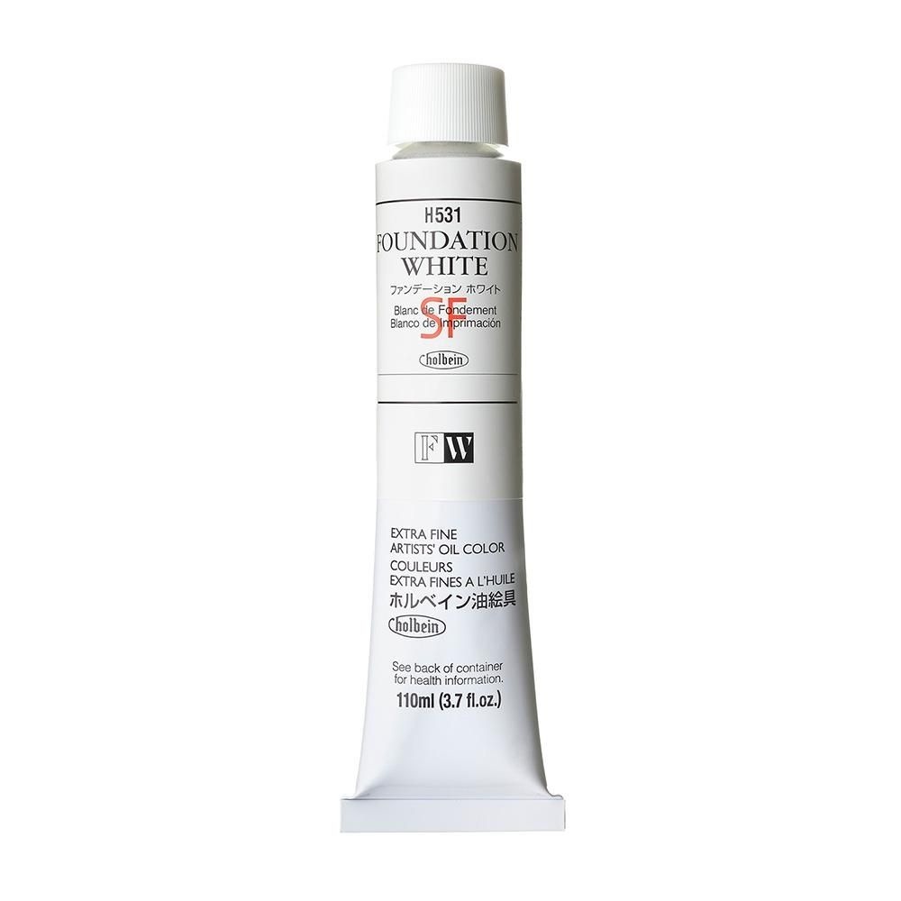 Paints - [3本セット] ホルベイン 油絵具 20号 110ml H531 ファンデーション ホワイト