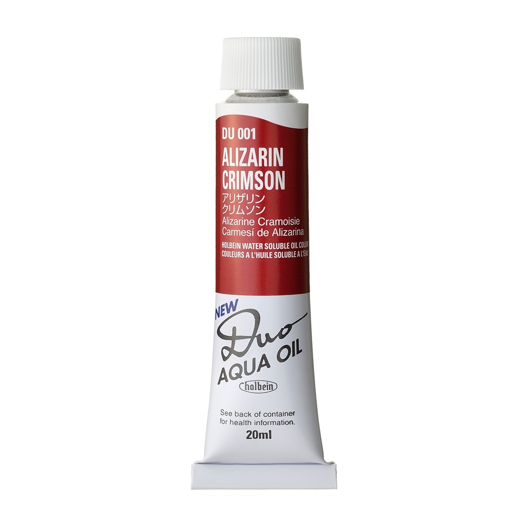 樂天商城 - [3本セット] ホルベイン DUO 6号 20ml DU001 アリザリン クリムソン (023001) 水可溶性油絵具